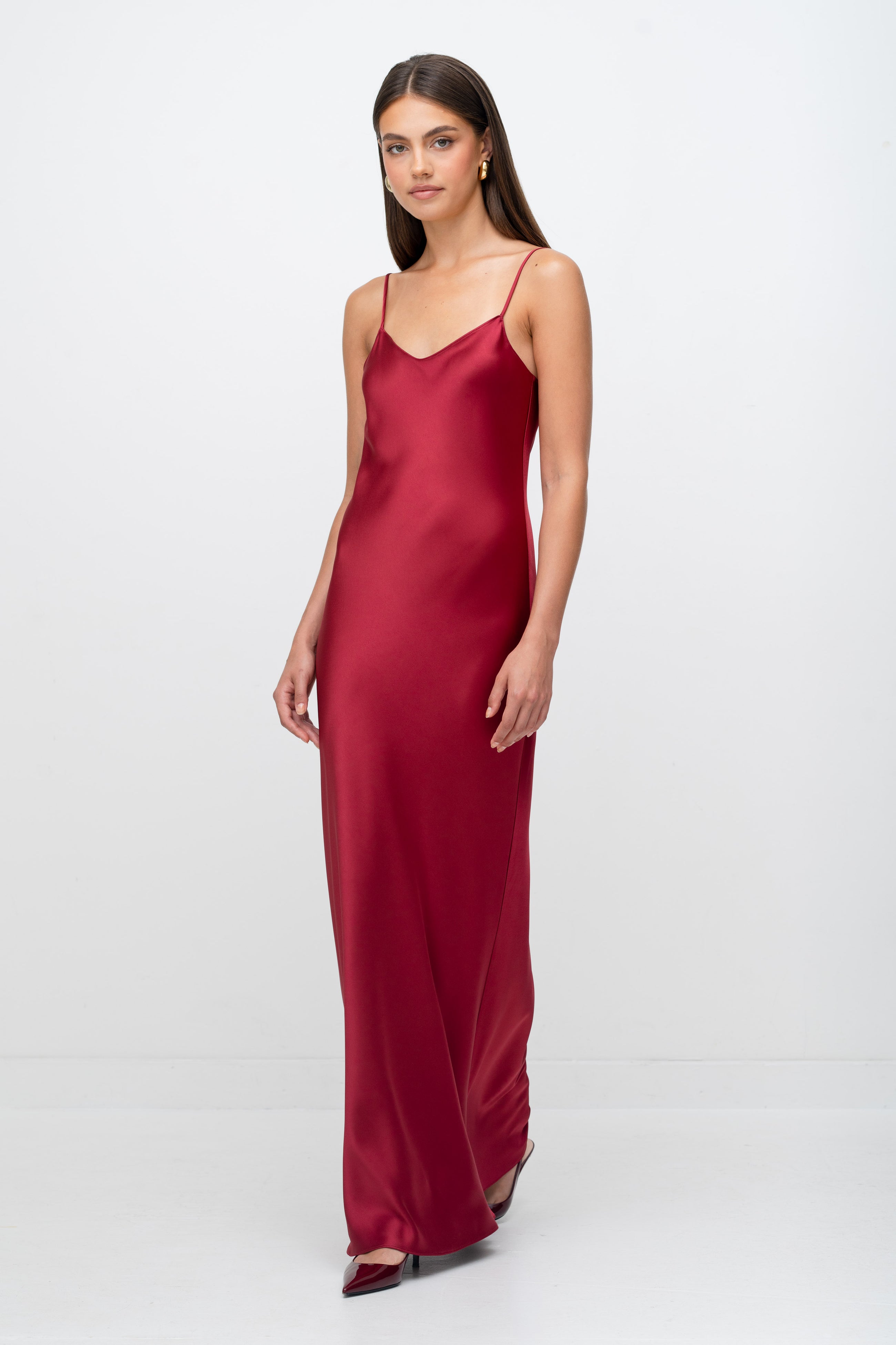 Silk Satin Long Slip