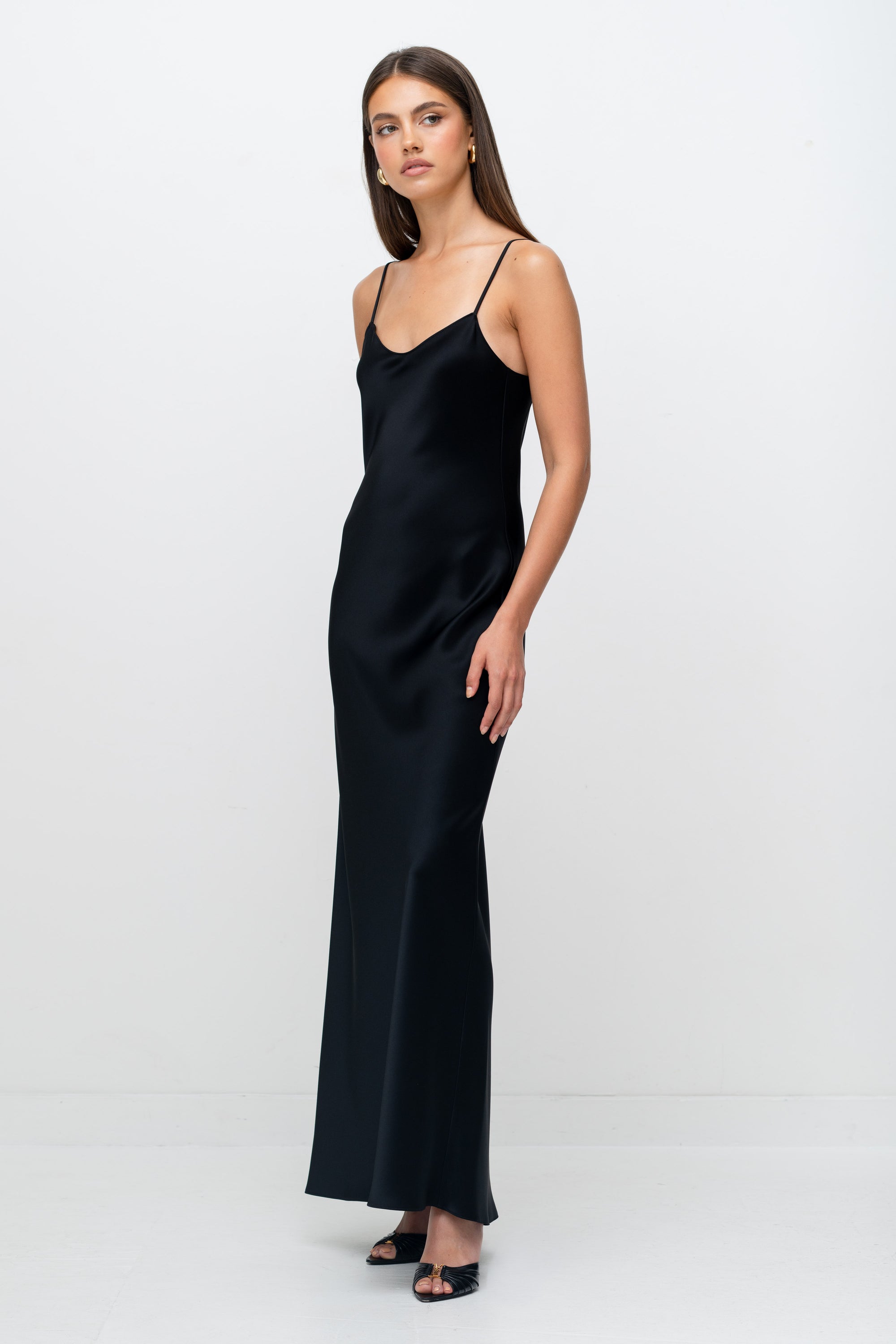 Silk Satin Long Slip