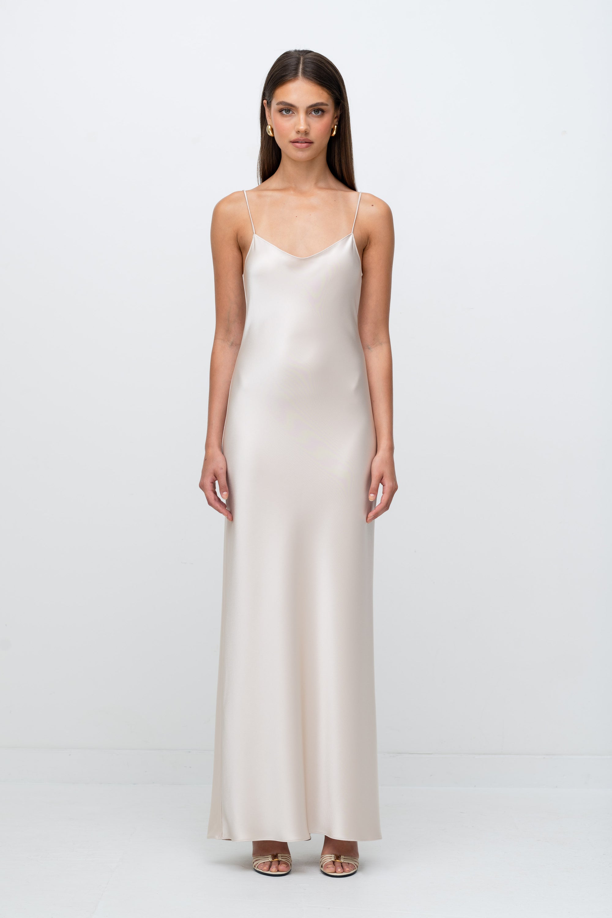 Silk Satin Long Slip