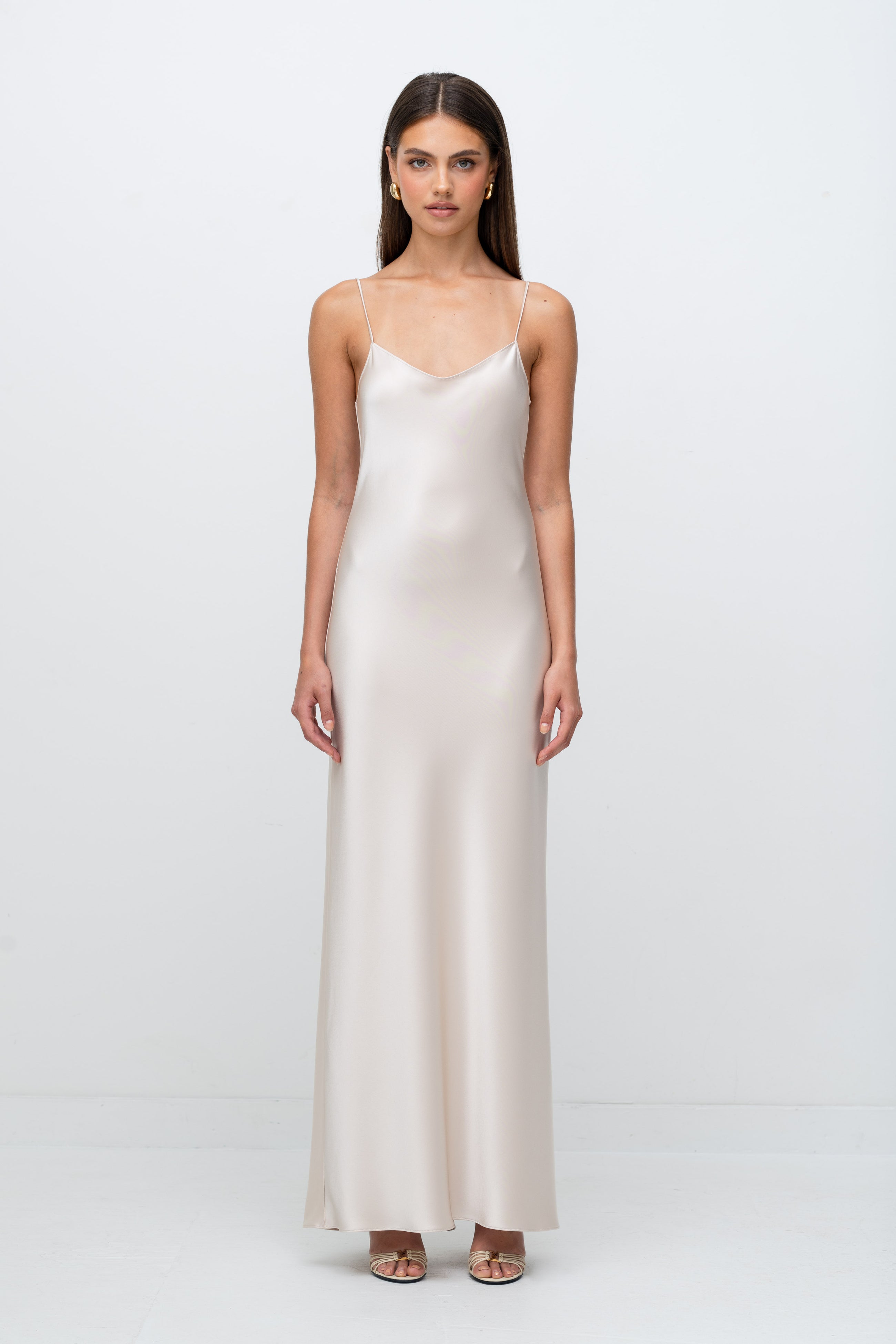 Silk Satin Long Slip